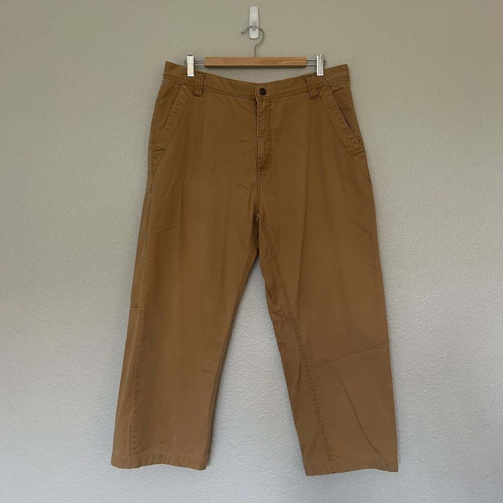 Royal Robbins Men's Khaki Flat Front Chino Pants, Size 38